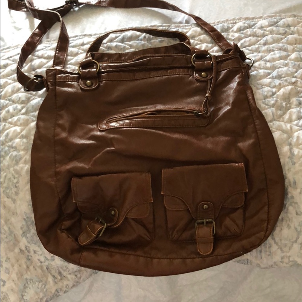 brown cross body bag